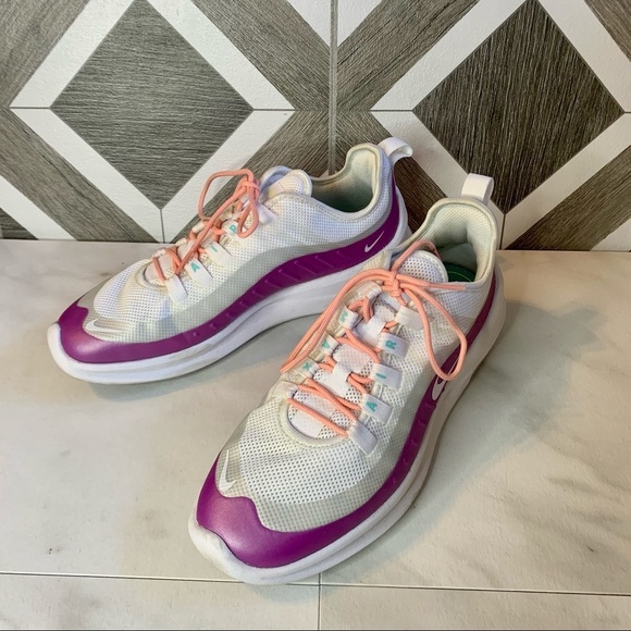 Nike air max axis running shoes women’s size 9.5 white purple - Picture 1 of 11